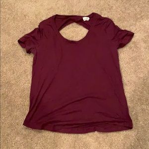 PINK cut out t-shirt